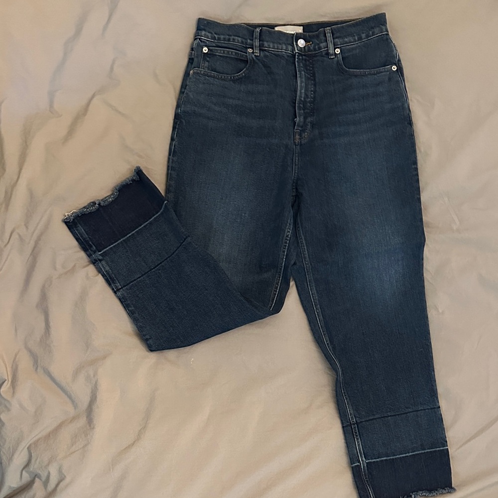 Everlane Midnight Blue Cropped Jeans